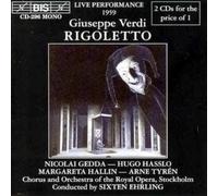 Rigoletto Choeurs & Orch. Opéra De Stockholm; Dir. Ehrling - Enr. 1959