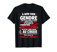 Rigolo Mon Cher Gendre idéal Humour Blague Belle mère Gendre T-Shirt