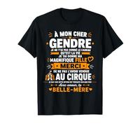 Rigolo Mon Cher Gendre idéal Humour Blague Belle mère Gendre T-Shirt