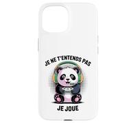 Rigolote Gamer Jeux Video Gameur Panda Geek Gaming Coque pour iPhone 15