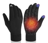 RIGWARL Gants d'hiver pour homme et femme - Imperméables - Écran tactile - Gants thermiques - Coupe-vent - Pour l'équitation, la course, la moto, la randonnée, le cyclisme, la marche