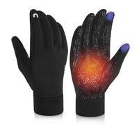 RIGWARL Gants d'hiver pour homme et femme - Imperméables - Écran tactile - Gants thermiques - Coupe-vent - Pour l'équitation, la course, la moto, la randonnée, le cyclisme, la marche