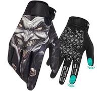 RIGWARL Gants Moto pour Hommes à écran Tactile, Gants Moto Femme avec Inserts en Maille Respirant, Gants Velo antidérapants, légers et durables pour Motocross, VTT, Course à Pied, Cyclisme
