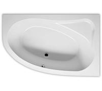 RIHO Geta Baignoire, asymÃ©trique, version gauche, Ã encastrer, 1 place, blanc, B02, ExÃ©cution: 170x90x52cm, volume utile : 230 litres - B022001005