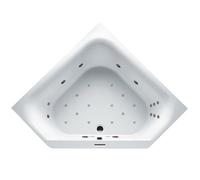 Baignoire d'Angle Balnéo Riho Austin Joy Version Gauche 1450x800x1450mm Blanc