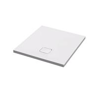 RIHO Basel receveur de douche rectangulaire, blanc brillant, Ã©coulement 90mm, ultra-plat, montage au niveau du sol, D0050, ExÃ©cution: 900x900x45/9mm - D005016005
