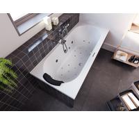 RIHO Carolina Baignoires rectangulaires, avec système Joy, version droite, 1 place, blanc, B057014005, Exécution: 190x80x53cm, volume utile : 235 litres