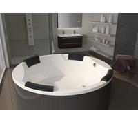 Grande baignoire ronde acrylique RIHO duo COLORADO 180x180 cm