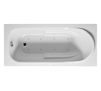 Baignoire Balnéo Rectangulaire Riho Columbia Air Version Gauche 750x800x1600mm Blanc