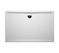 RIHO Davos 257 receveur de douche 140x90x14cm blanc avec panneau D002009005