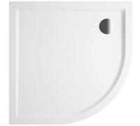 RIHO Davos receveurs de douche quart de cercle, écoulement 90mm, avec pieds et tablier, blanc brillant, D002021005, Exécution: 1200x1200x45/25mm