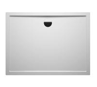 RIHO Davos receveurs de douche rectangulaires, écoulement 90mm, avec pieds et tablier, blanc brillant, D002001005, Exécution: 1300x900x45/25mm