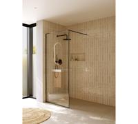 Riho Define - Paroi de douche à l’italienne 200x90 cm - Finition Gunmetal mat G010005303
