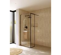 Riho Define - Paroi de douche à l’italienne en L - 200x90 cm - Finition Gunmetal mat G010009303