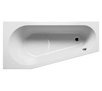 RIHO Delta baignoires d'angle, version droite, à encastrer, 1 place, blanc, B066001005, Exécution: 150x80x48cm, volume utile : 110 litres