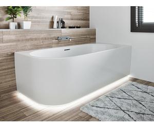 Riho Desire baignoire d’angle 184x84 cm rectangulaire blanc B088002005