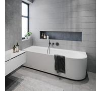 RIHO Desire Baignoire d’angle, avec tablier, B087001105,