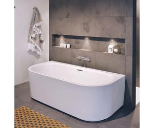Riho Desire baignoire murale 184x84 cm rectangulaire blanc B089001105