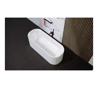 Riho Devotion baignoire îlot 180x71cm avec remplissage chromé acrylique blanc brillant B095002005