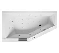 RIHO Geta Baignoires, asymétriques, version droite, avec système Joy, 1 place, blanc, B029005005, Exécution: 160x90x52cm, volume utile : 220 litres