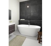 Riho Inspire baignoire autoportante 180x80 cm ovale blanc B085004105
