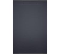 Riho Isola Receveur de douche 90x80x3cm Polybéton Structure ardoise mat anthracite D007003080