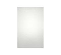 RIHO Isola receveurs de douche rectangulaires, écoulement 90mm, sans pieds, blanc mat, D007013105, Exécution: 1000x900x30/15mm