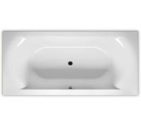 RIHO Lima Baignoire rectangulaire, Ã encastrer, 2 places, blanche, B0, ExÃ©cution: 180x80x49cm, volume utile : 195 litres - B052001005