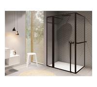 Riho Lucid GD203 Cabine de douche XL - 200x120x80cm - noir G005019121
