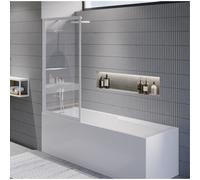 RIHO Lucid GD501 pare-baignoire 80x150cm verre clair blanc mat G005046122