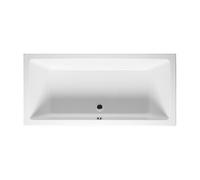 Riho Lugo baignoire îlot 190x80cm rectangulaire acrylique blanc B135001005