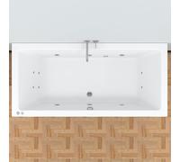 RIHO Lusso Baignoire balnéo rectangulaire, B037002005,