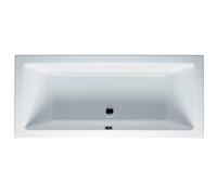 RIHO Lusso Baignoires rectangulaires, à encastrer, 2 places, blanc, B016001005, Exécution: 200x90x47,5cm, volume utile : 310 litres