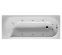Baignoire Balnéo Rectangulaire Riho Miami Flow Version Droite 750x800x1700mm Blanc