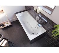 RIHO Miami Baignoire rectangulaire, version gauche, avec systÃšme dair, Ã encastrer, 1 place, blanc, B0, ExÃ©cution: 170x70x43cm, volume utile : 105 litres - B060004005