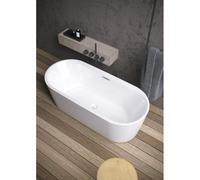 Riho Modesty baignoire autoportante - 170x76cm - acrylique blanc brillant B090005005