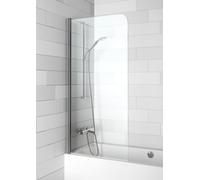 Riho Novik paroi de baignoire 75 cm monobloc chrome brillant/verre transparent G003043120