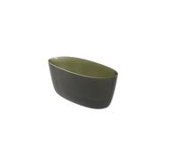 Riho Oval Baignoire îlot - 175x80cm - solid surface - semi transparent - Frosted forest B152003F03
