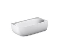 Riho Phatos Baignoire semi-autoportante - 170x80cm - angle droit - acrylique - blanc mat B165001105