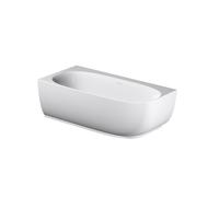 Riho Phatos Baignoire semi-autoportante - 170x80cm - angle gauche - acrylique - blanc mat B164001105