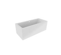 Riho Rethink Cubic Baignoire semi-îlot avec tabliers - 180x90cm - acrylique - gauche coin - blanc brillant B107011005