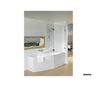 Riho Scandic NXT noir X500 paroi de baignoire Yukon 117,5 L G001163121