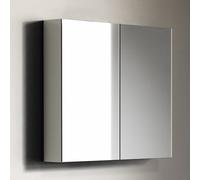 Armoire De Toilette Riho Spring 2 portes 800x70mm Blanc Brillant Laqué
