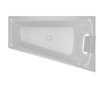 RIHO Still Smart baignoires d'angle, avec cas Riho, à encastrer, 170x110x50cm, 240 litres, 2 places, blanc brillant, B101010005, Exécution: Version droite, oreiller+lumière à gauche
