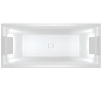 Riho Still Square LED baignoire rectangulaire 180x80 cm blanc B099005005
