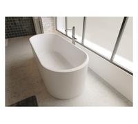 RIHO Valor Baignoires en applique, Back2Wall , 180x80x57cm, 260 Betteres, blanc satiné, B131001105