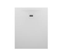 RIHO Velvet Sole receveurs de douche rectangulaires, écoulements 90mm, ultra-plat, montage sur et dans le sol, blanc mat, D006003105, Exécution: 1000x800x30/15mm