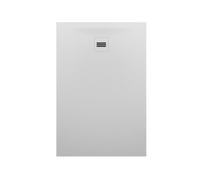 RIHO Velvet Sole receveurs de douche rectangulaires, écoulements 90mm, ultra-plat, montage sur et dans le sol, blanc mat, D006004105, Exécution: 1200x800x30/15mm