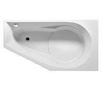 RIHO Yukon Baignoire dangle, Ã encastrer, 1 place, 160x90x48cm, 175 litres, blanche, B00, ExÃ©cution: Version gauche - B009001005
