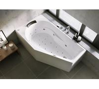 RIHO Yukon baignoires d'angle, avec système Bliss, à encastrer, 1 place, 160x90x48cm, 175 litres, blanc, B008009005, Exécution: Version droite